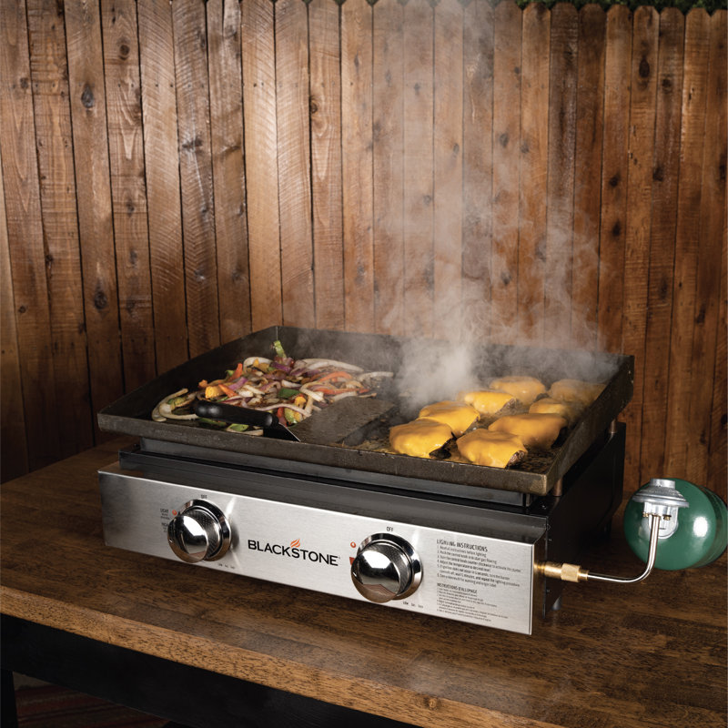Blackstone 2 Burner Flat Top Propane Gas Grill & Reviews Wayfair